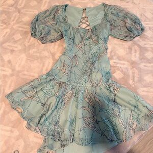 Floral Puff Sleeve Dress